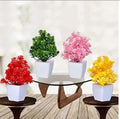 Vibrant Multicolor Flower Pot Planter Set - 4 Pcs for Your Green Oasis