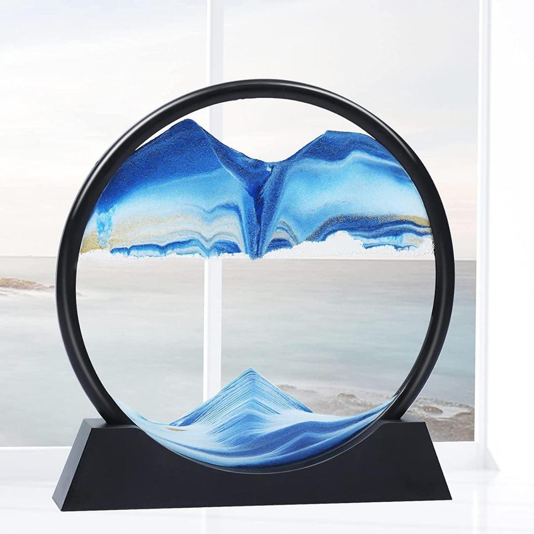 Abstract Art 3D Moving Sand Art